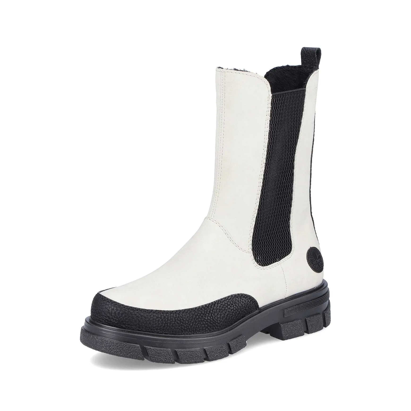 Rieker Women'S Chelsea Boots Cream White