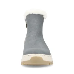 Rieker Women'S Chelsea Boots Grey-Blue-Beige