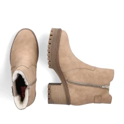 Rieker Women'S Chelsea Boots Brown Beige