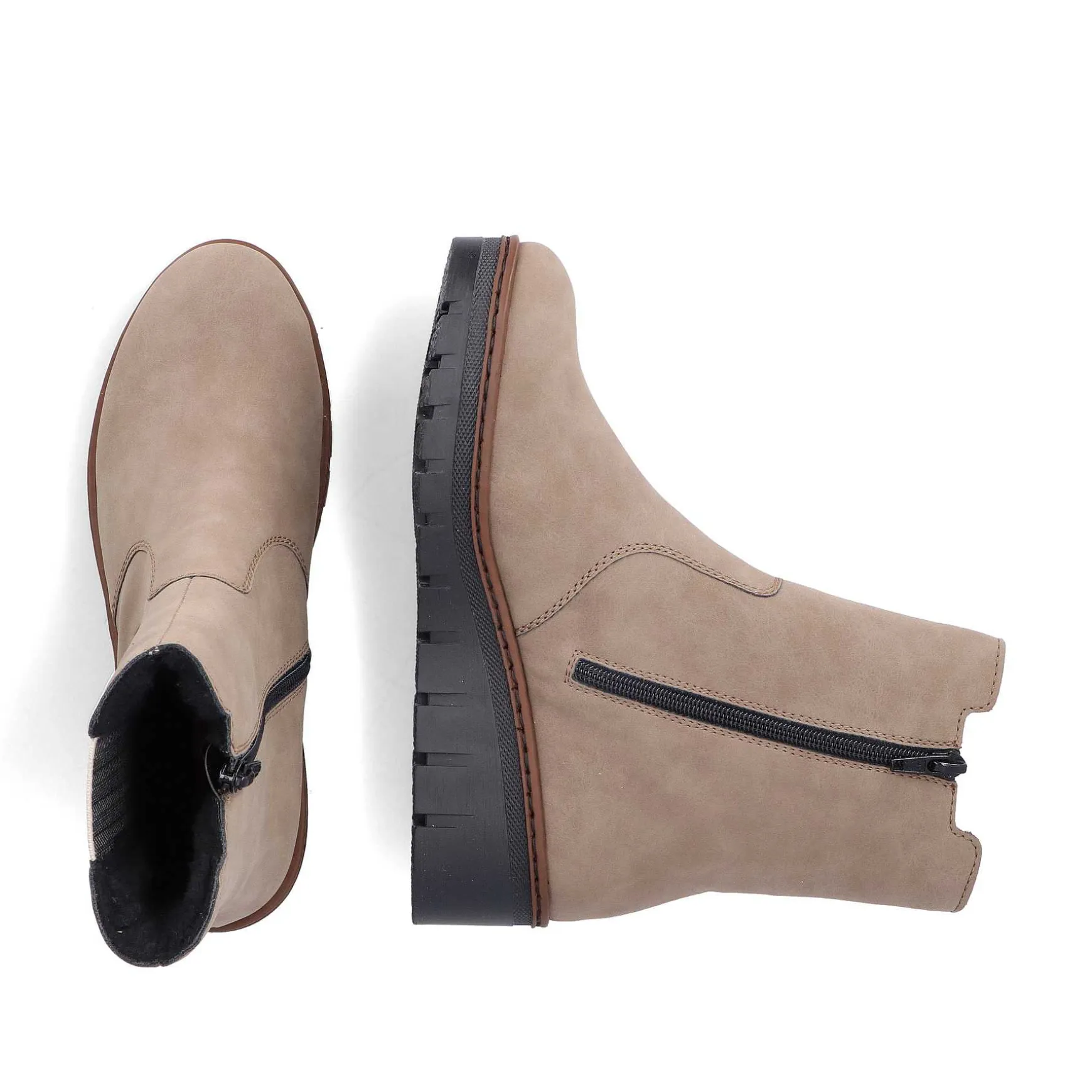 Rieker Women'S Chelsea Boots Champagne