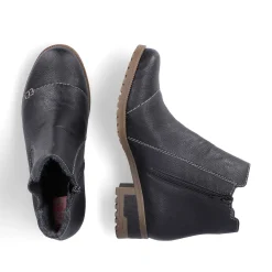 Rieker Women'S Chelsea Boots Asphalt Black