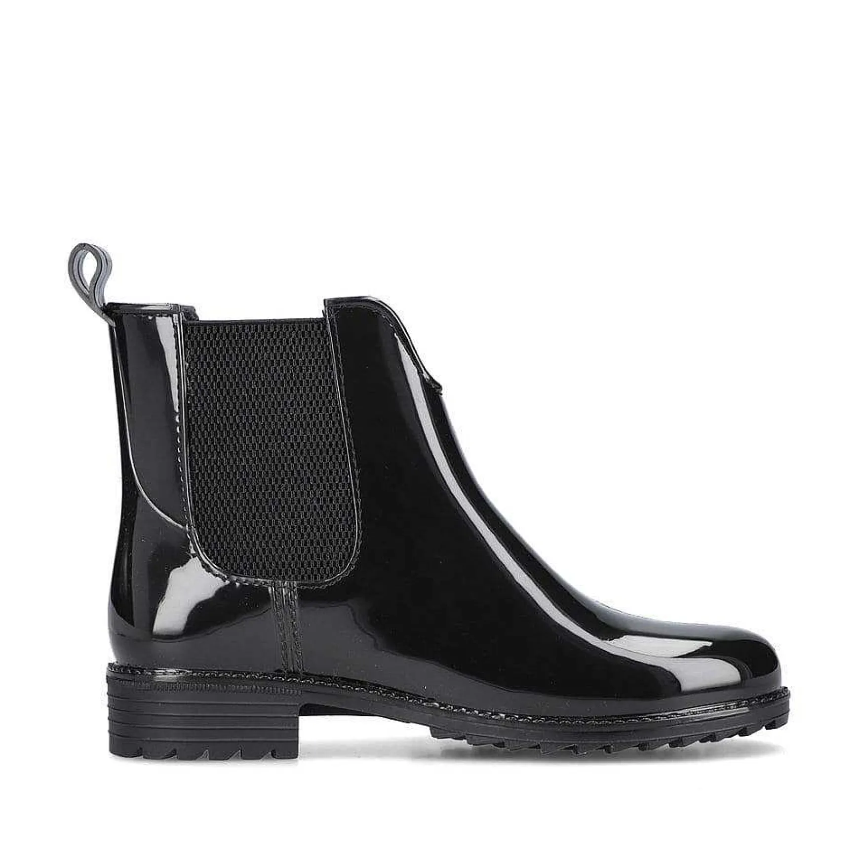 Rieker Women'S Chelsea Boots Glossy Black