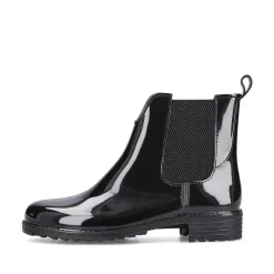 Rieker Women'S Chelsea Boots Glossy Black