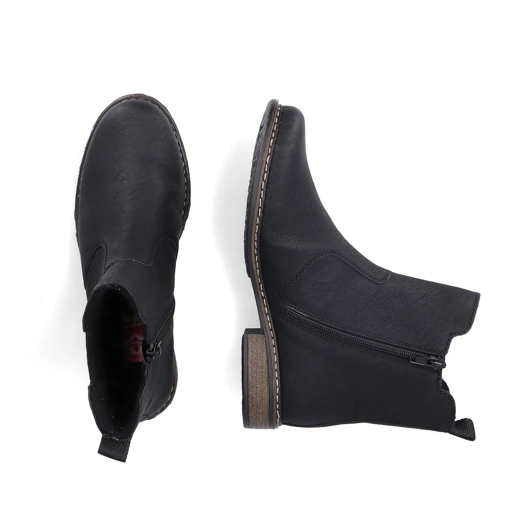 Rieker Women'S Chelsea Boots Jet Black