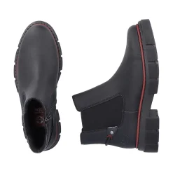 Rieker Women'S Chelsea Boots Jet Black