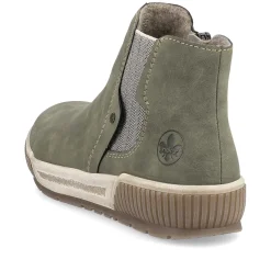 Rieker Women'S Chelsea Boots Khaki