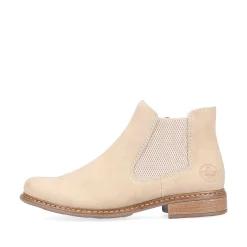 Rieker Women'S Chelsea Boots Sand Beige