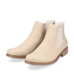 Rieker Women'S Chelsea Boots Sand Beige