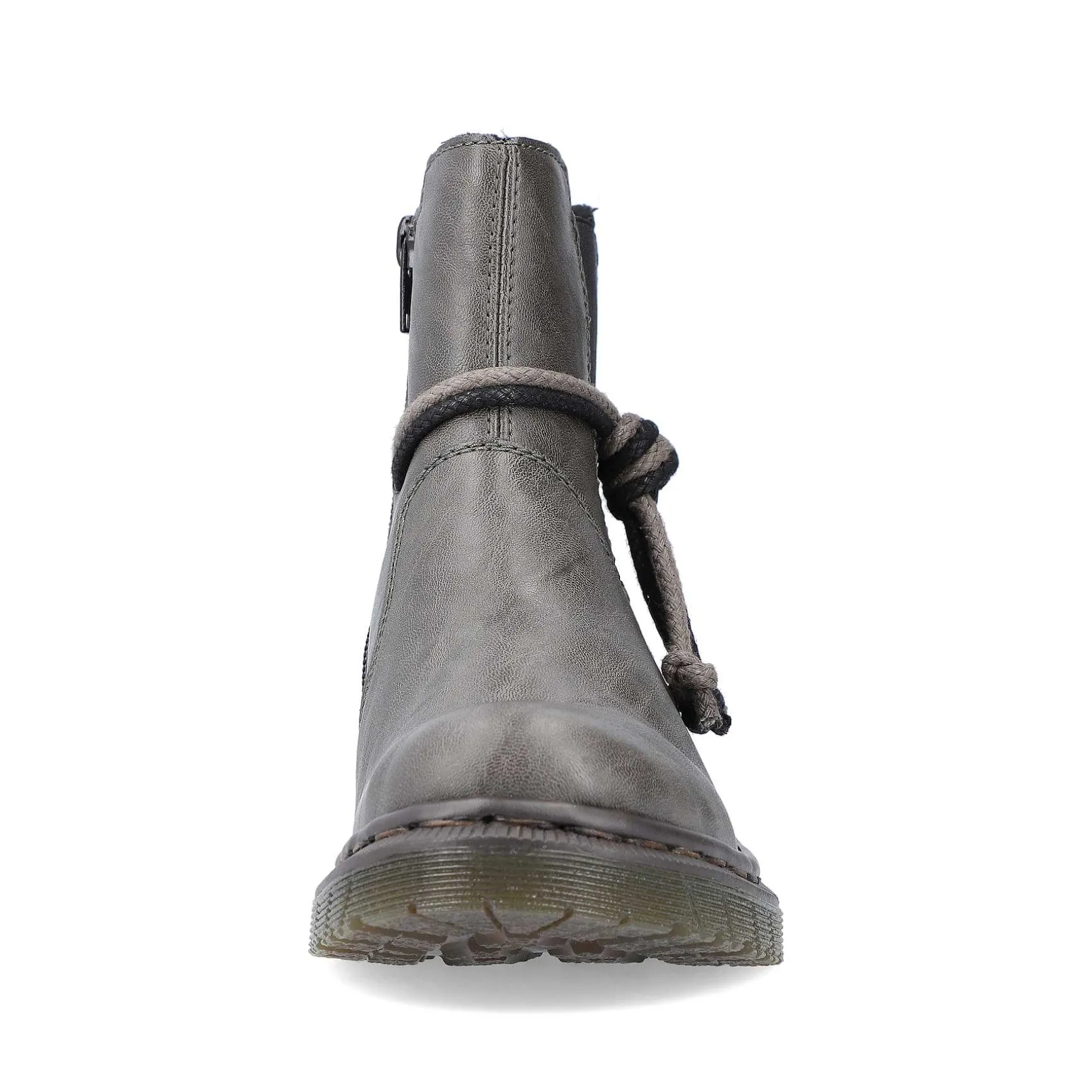 Rieker Women'S Chelsea Boots Silver Gray