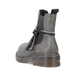 Rieker Women'S Chelsea Boots Silver Gray