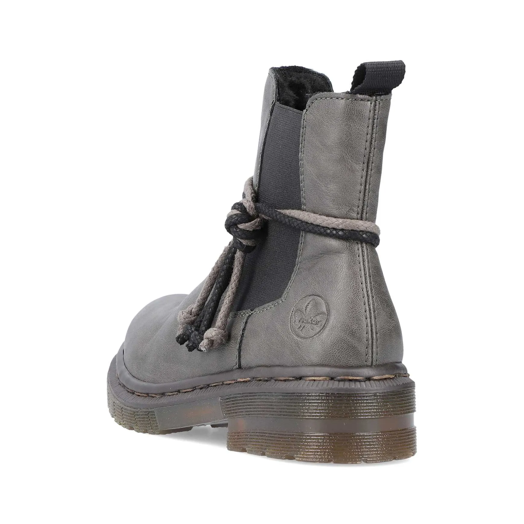 Rieker Women'S Chelsea Boots Silver Gray