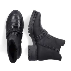 Rieker Women'S Chelsea Boots Night Black