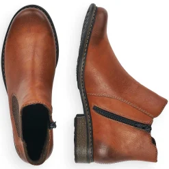 Rieker Women'S Chelsea Boots Nougat Brown