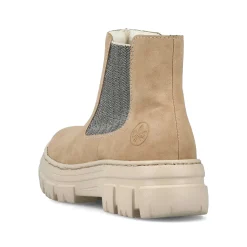Rieker Women'S Chelsea Boots Champagne