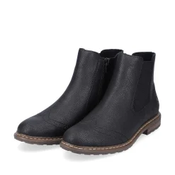 Rieker Women'S Chelsea Boots Asphalt Black