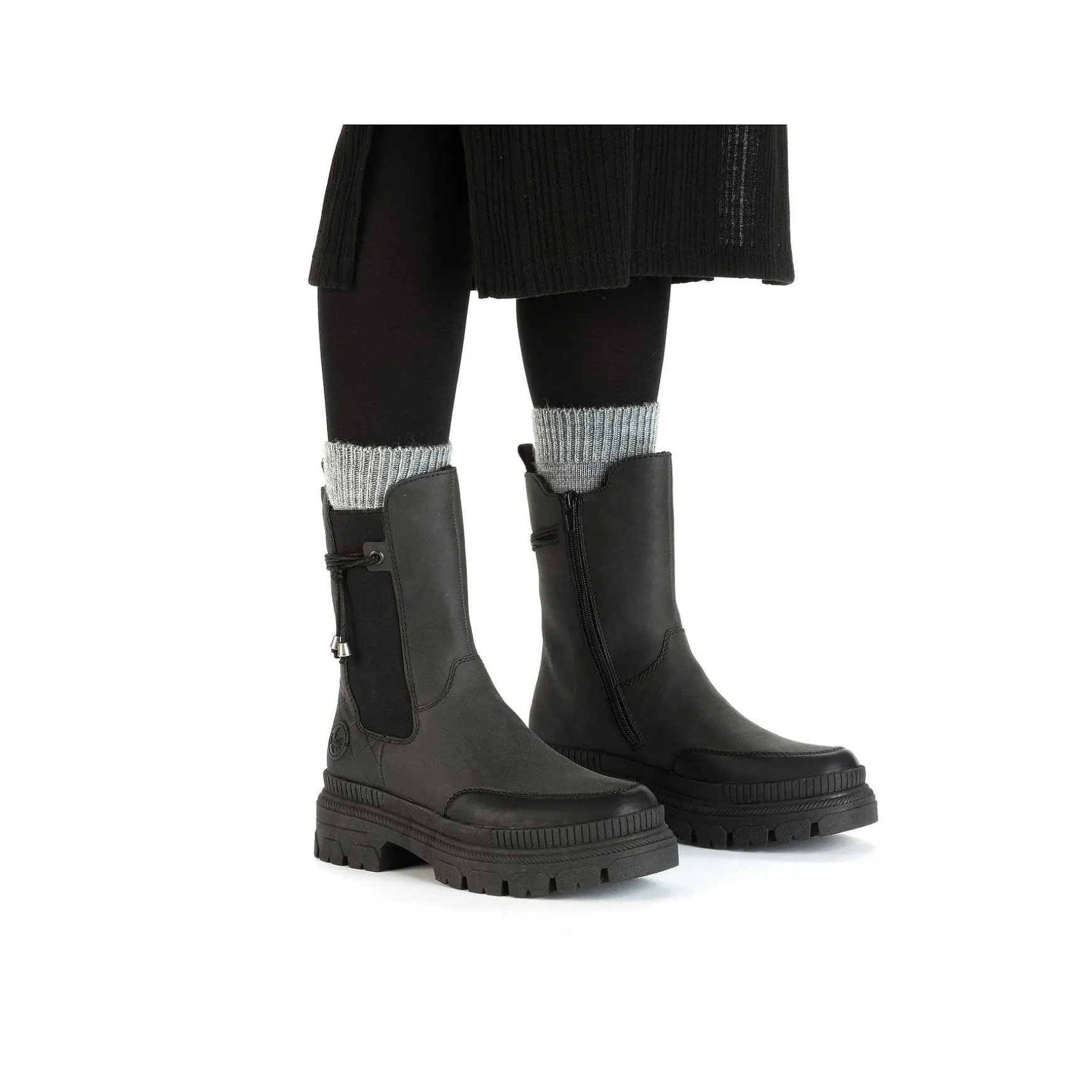 Rieker Women'S Chelsea Boots Night Black