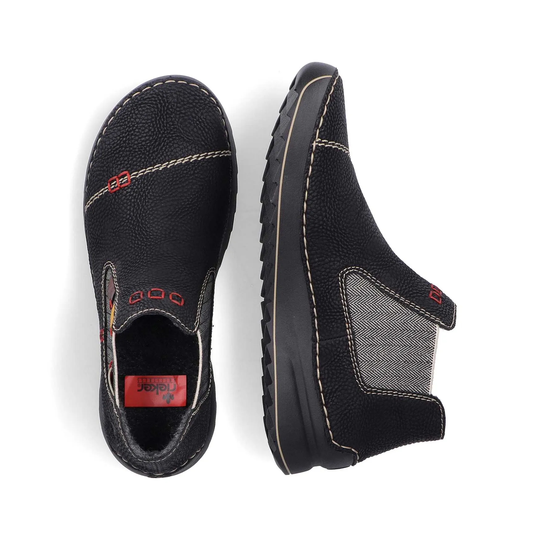 Rieker Women'S Chelsea Boots Asphalt Black-Multi