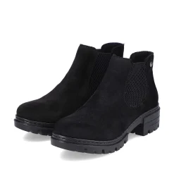 Rieker Women'S Chelsea Boots Graphite Black