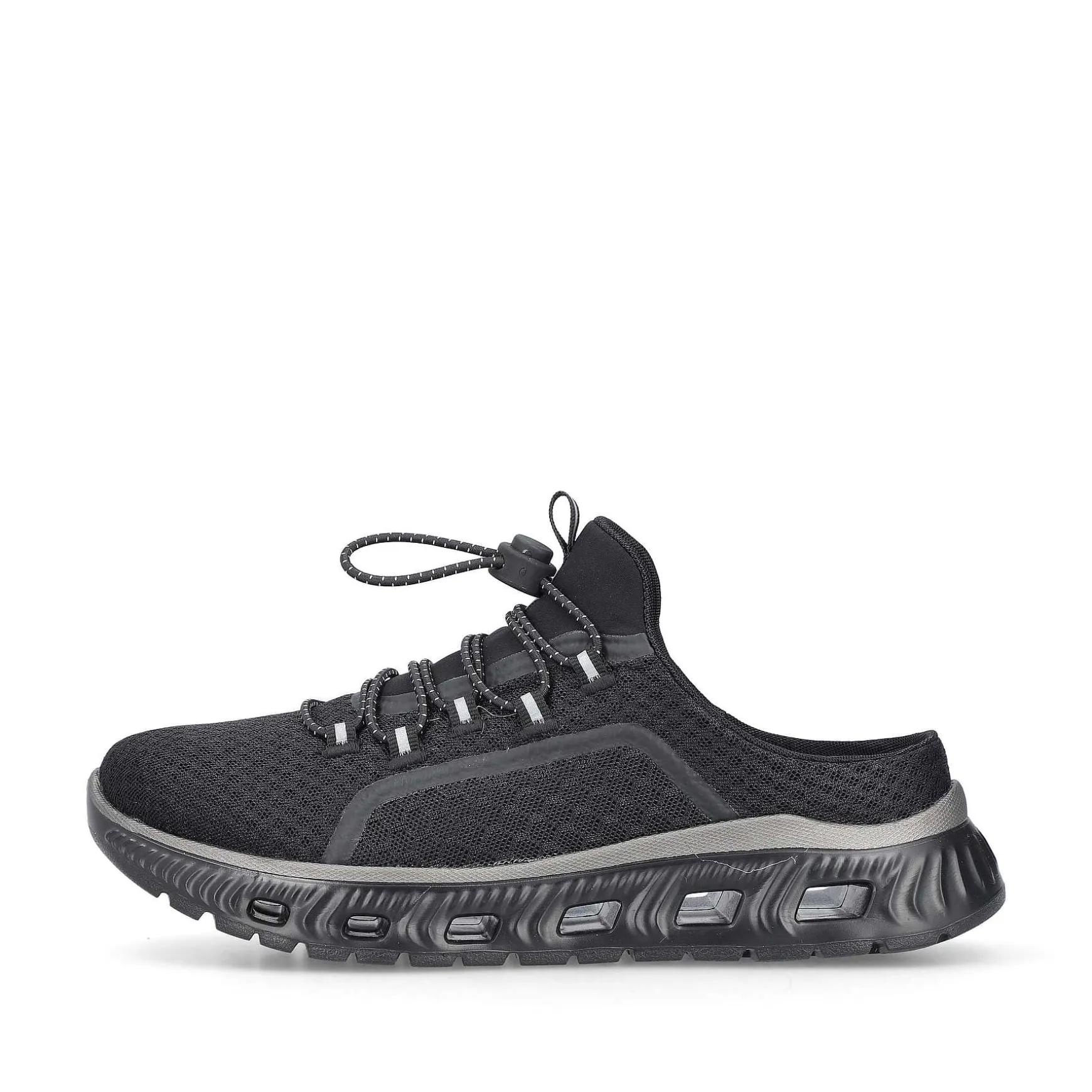 Rieker Women'S Clogs Asphalt Black