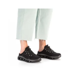 Rieker Women'S Clogs Asphalt Black