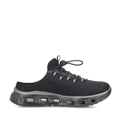 Rieker Women'S Clogs Asphalt Black