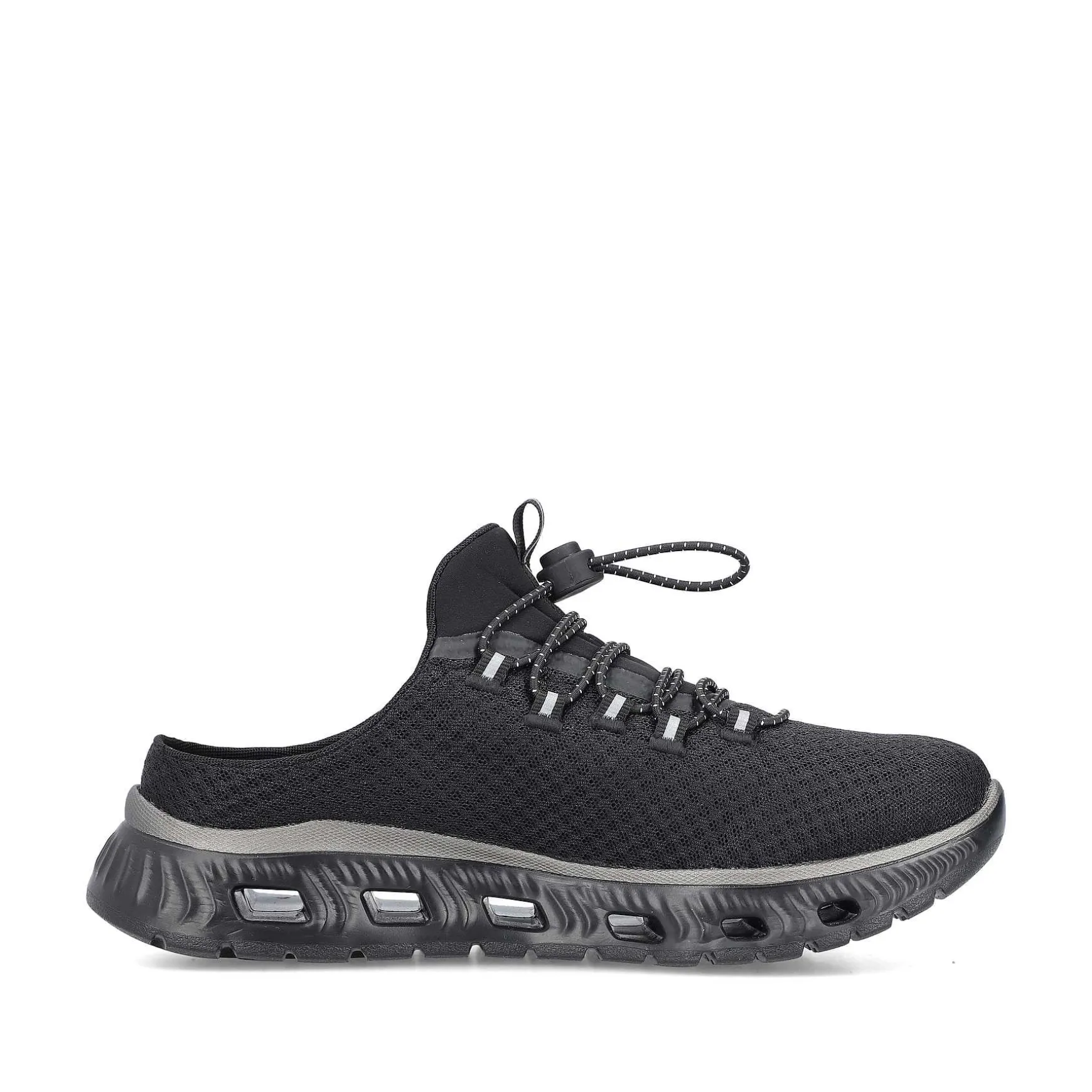 Rieker Women'S Clogs Asphalt Black