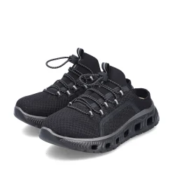 Rieker Women'S Clogs Asphalt Black