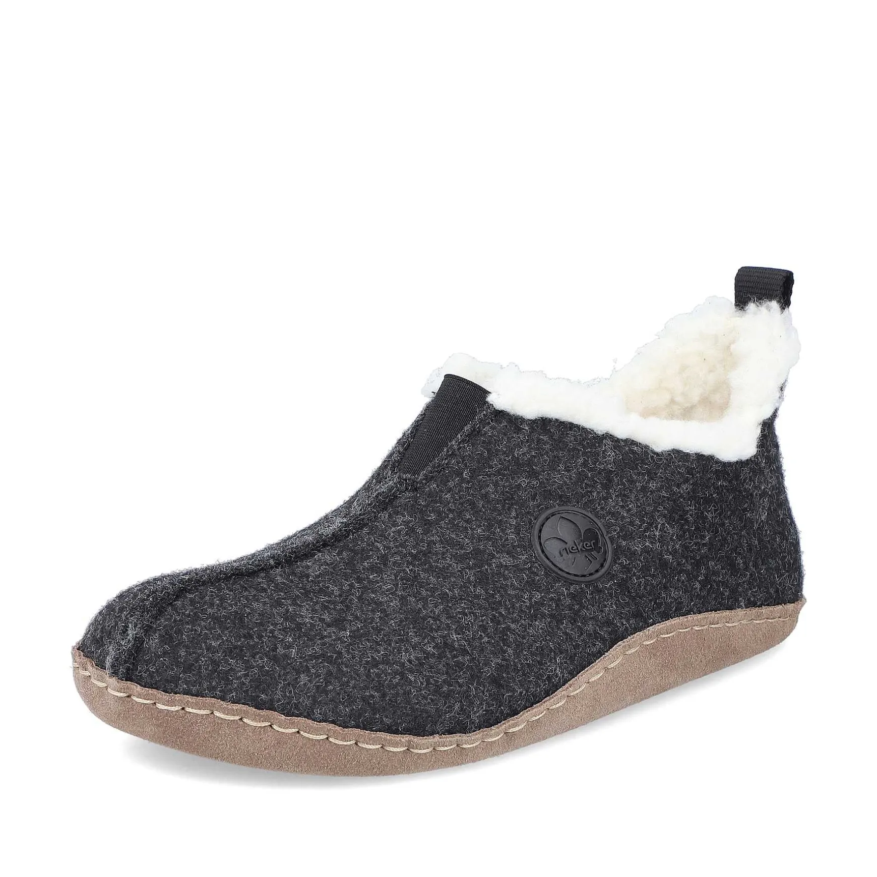 Rieker Women'S Clogs Asphalt Black