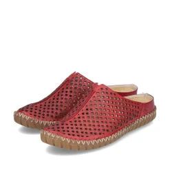 Rieker Women'S Clogs Dark Red