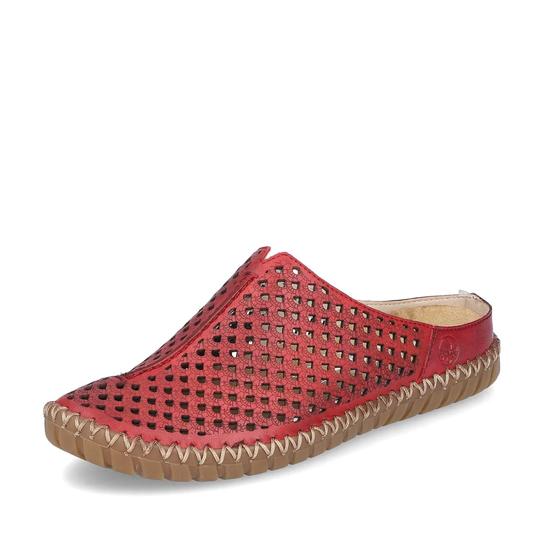 Rieker Women'S Clogs Dark Red
