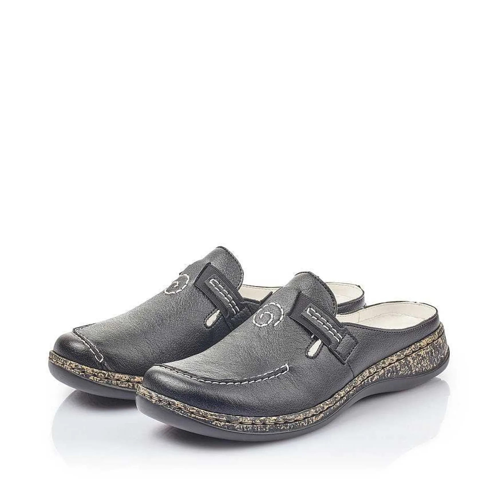 Rieker Women'S Clogs Jet Black