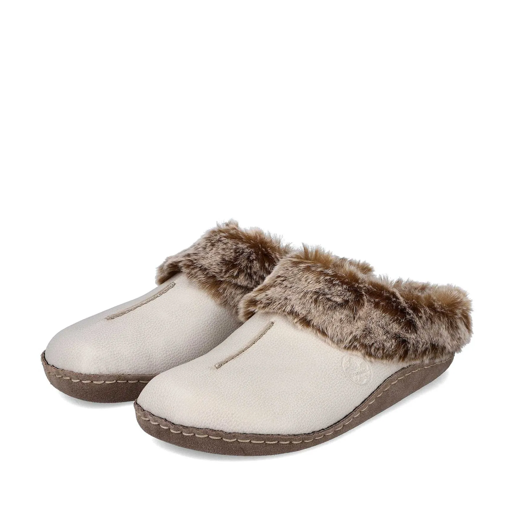 Rieker Women'S Clogs Light Beige