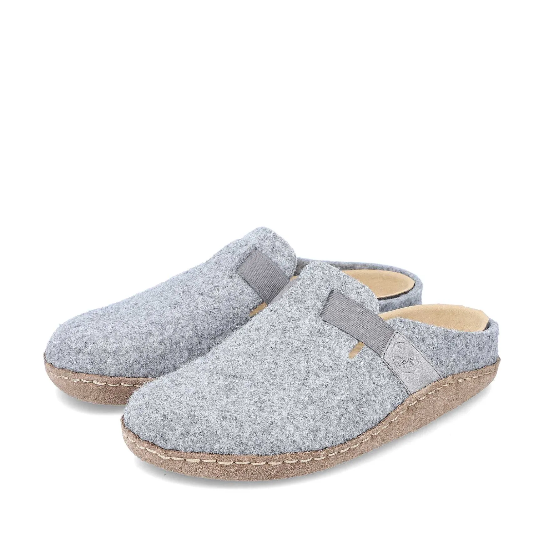 Rieker Women'S Clogs Light Grey