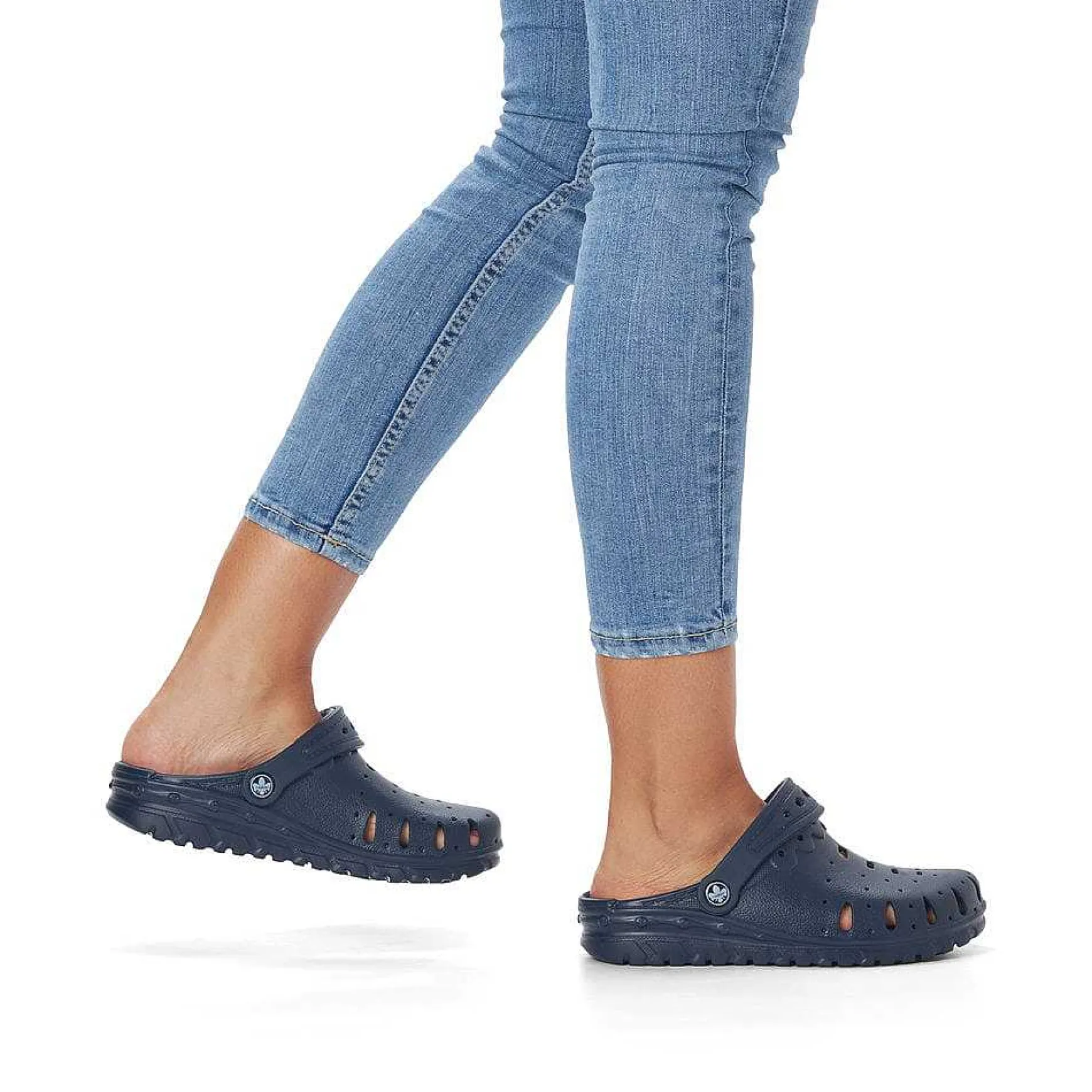 Rieker Women'S Clogs Navy Blue