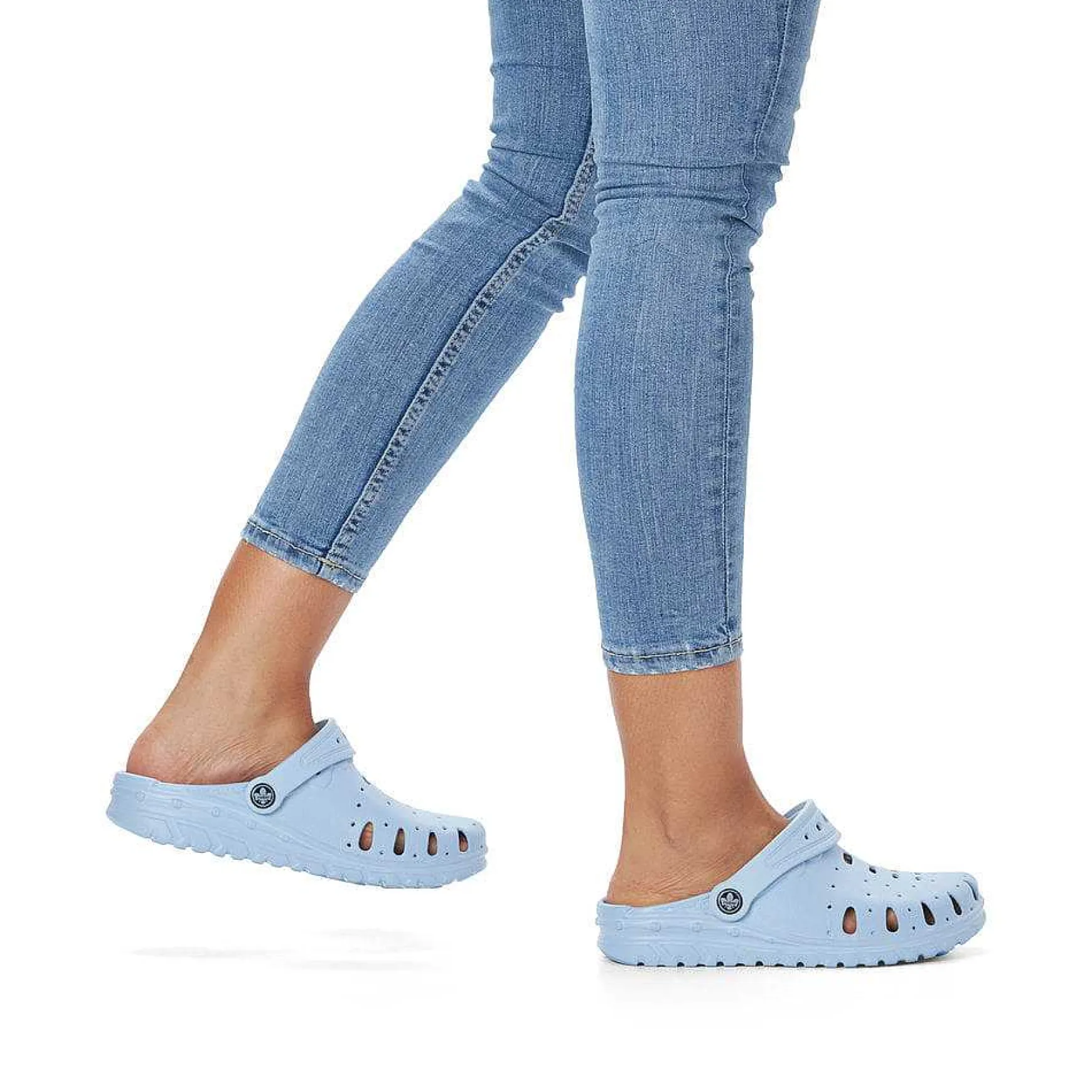 Rieker Women'S Clogs Sky Blue