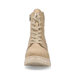 Rieker Women'S Corded Boots Brown Beige
