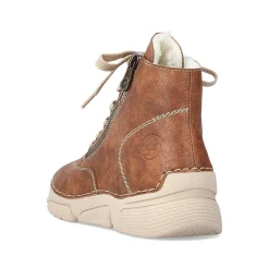 Rieker Women'S Corded Boots Chestnut Brown