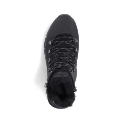 Rieker Women'S Corded Boots Asphalt Black