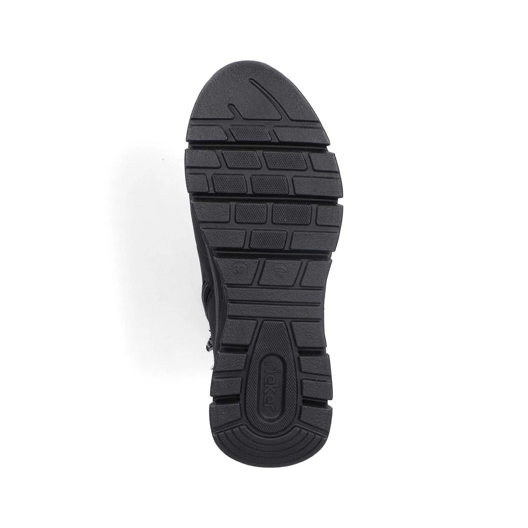 Rieker Women'S Corded Boots Asphalt Black