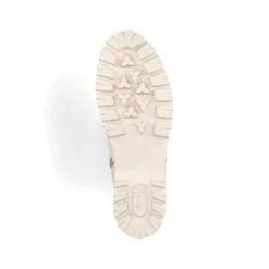 Rieker Women'S Corded Boots Cream Beige