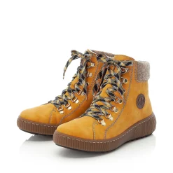 Rieker Women'S Corded Boots Sunflower Yellow