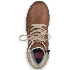 Rieker Women'S Corded Boots, Nut Brown