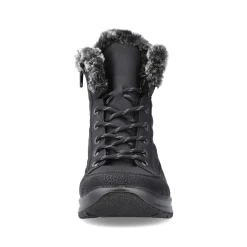 Rieker Women'S Corded Boots Night Black