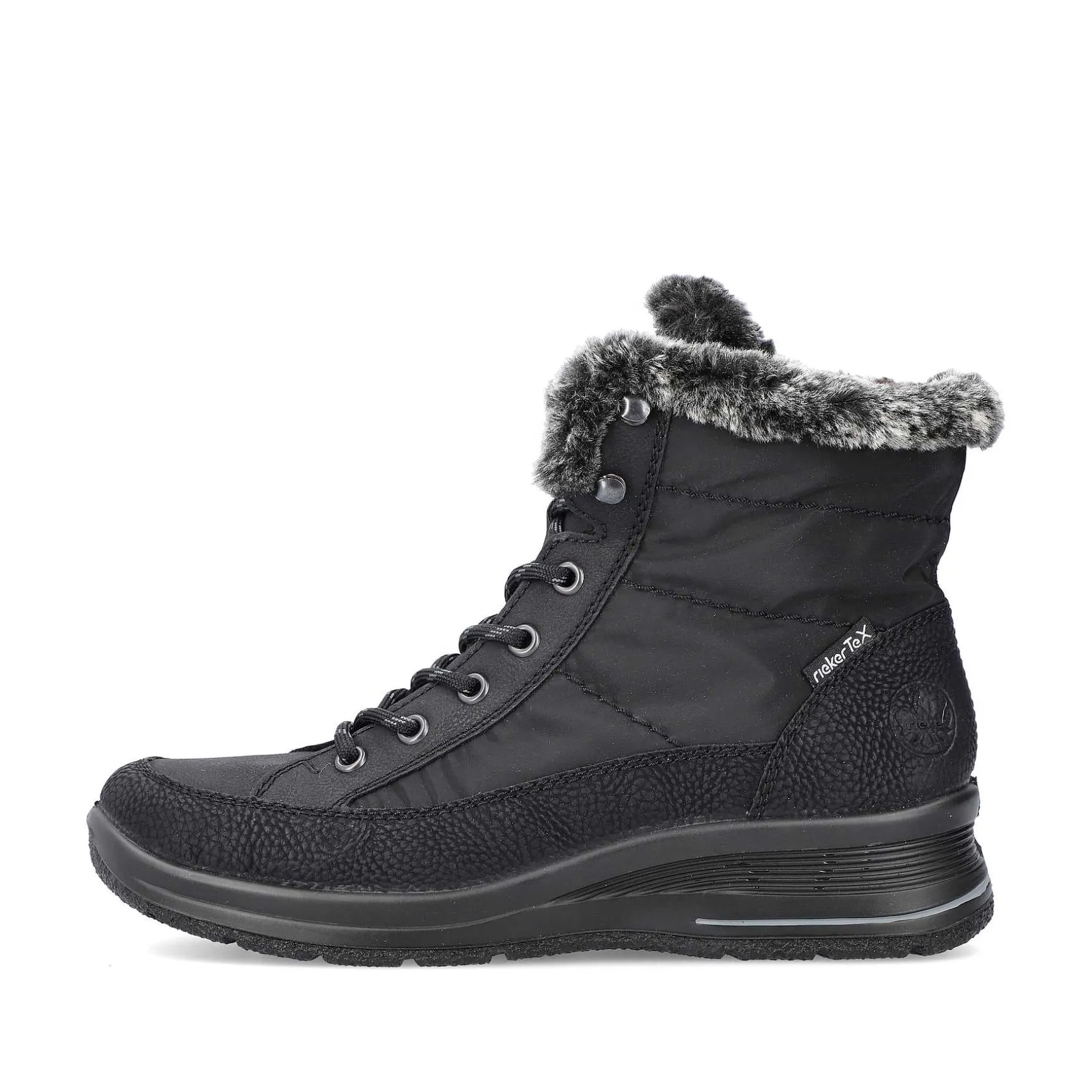 Rieker Women'S Corded Boots Night Black