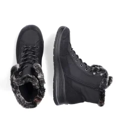 Rieker Women'S Corded Boots Night Black