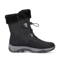 Rieker Women'S Corded Boots Night Black