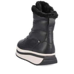 Rieker Women'S Corded Boots Deep Black