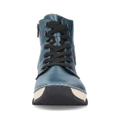 Rieker Women'S Corded Boots Cyan Blue