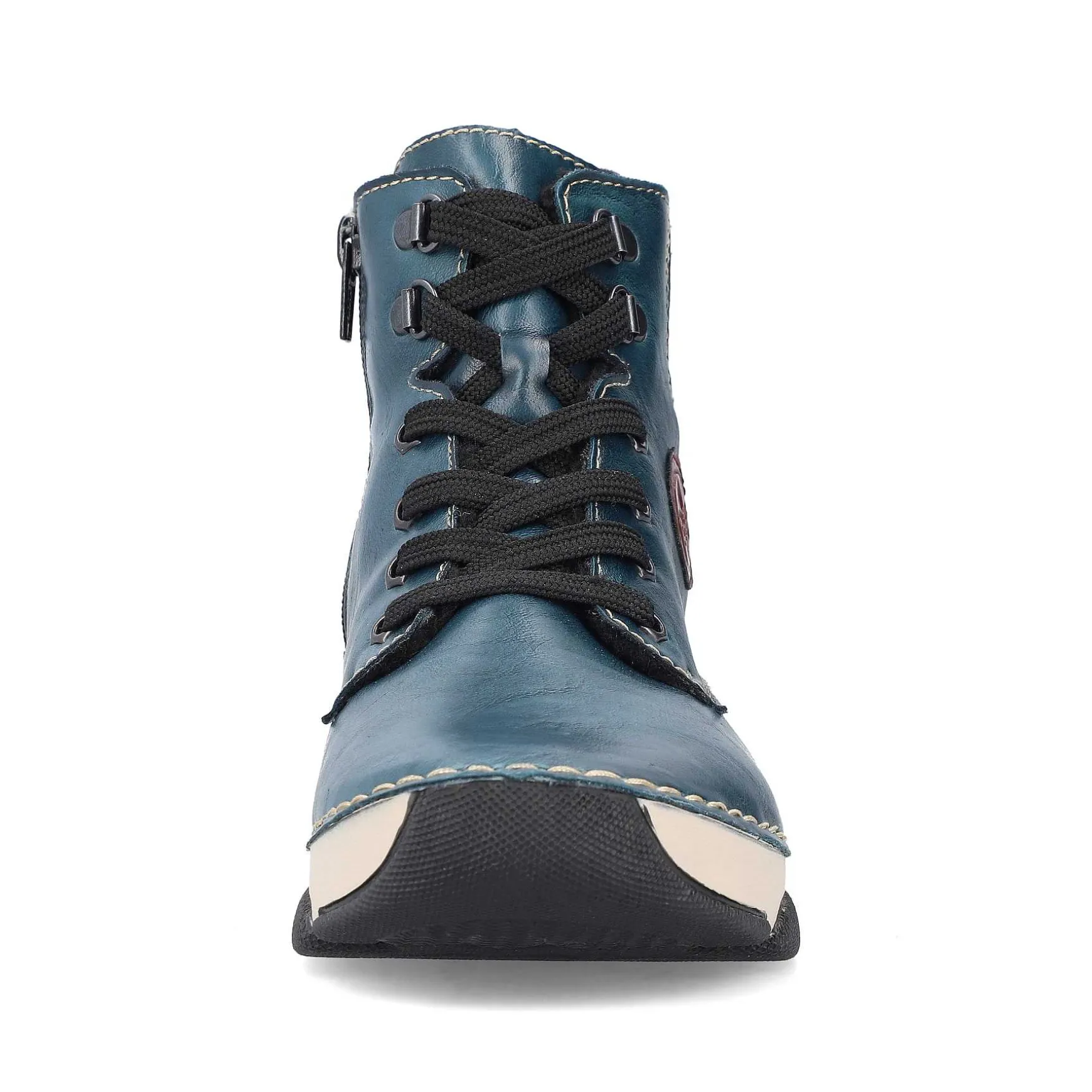 Rieker Women'S Corded Boots Cyan Blue