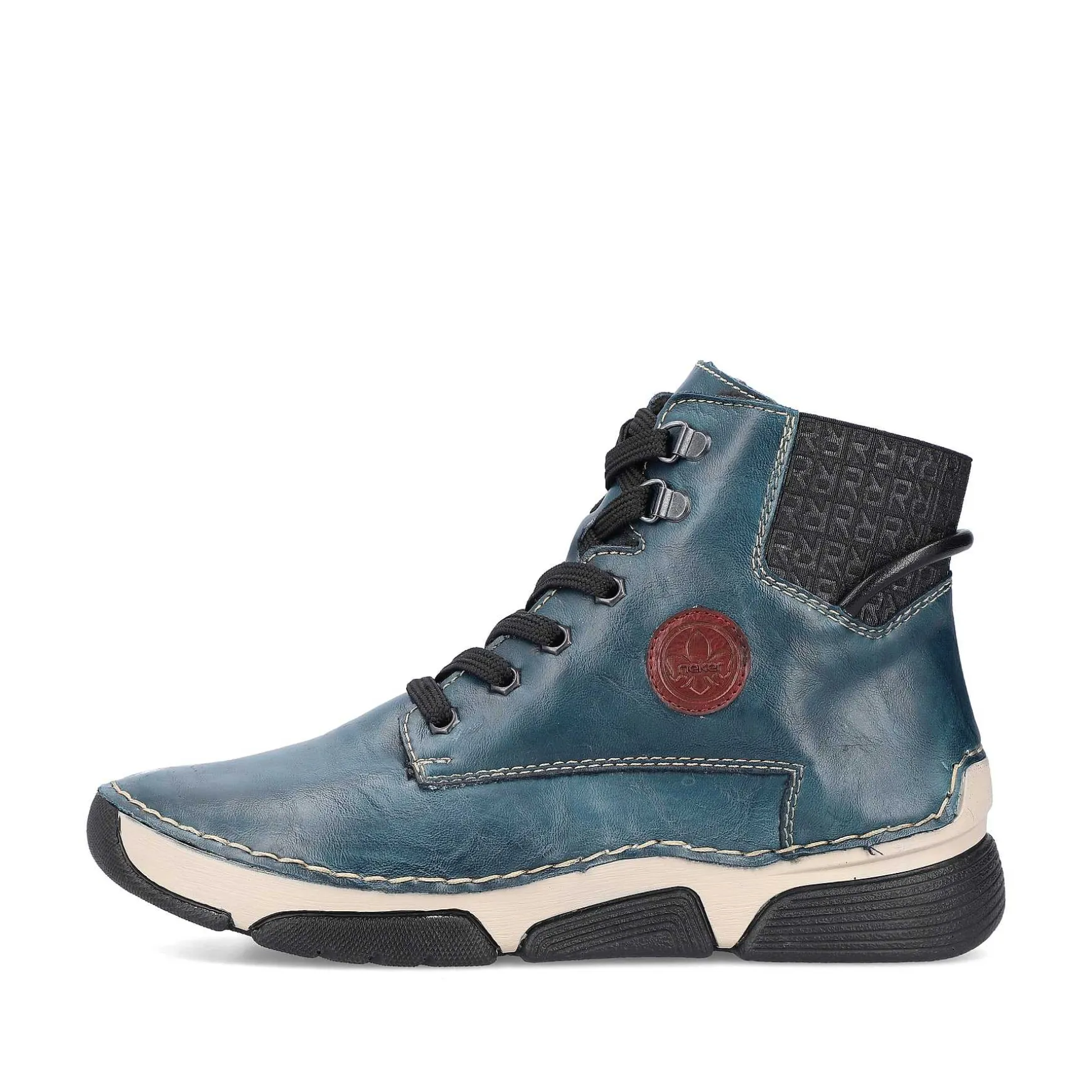 Rieker Women'S Corded Boots Cyan Blue